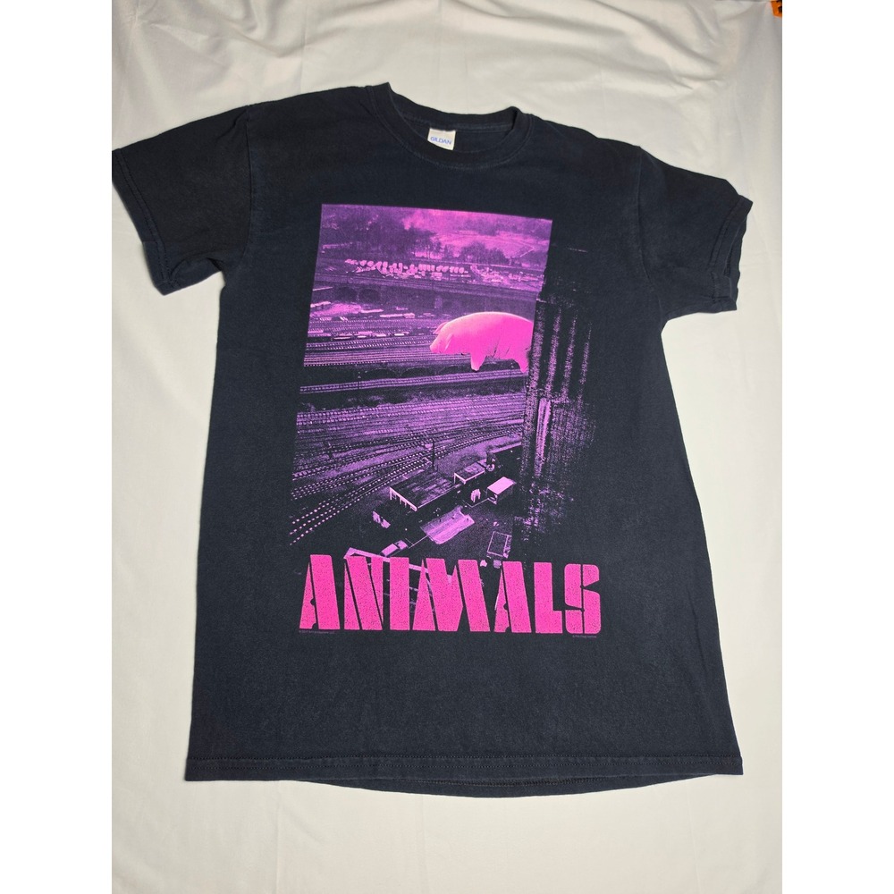 Roger Waters 2017 Us + Them Tour T-Shirt Pink Floyd Animals Black Small
